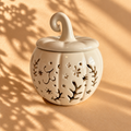 Quemador de Cera Calabaza Blanca